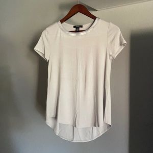 Alfani Tee Shirt, light gray, petite small